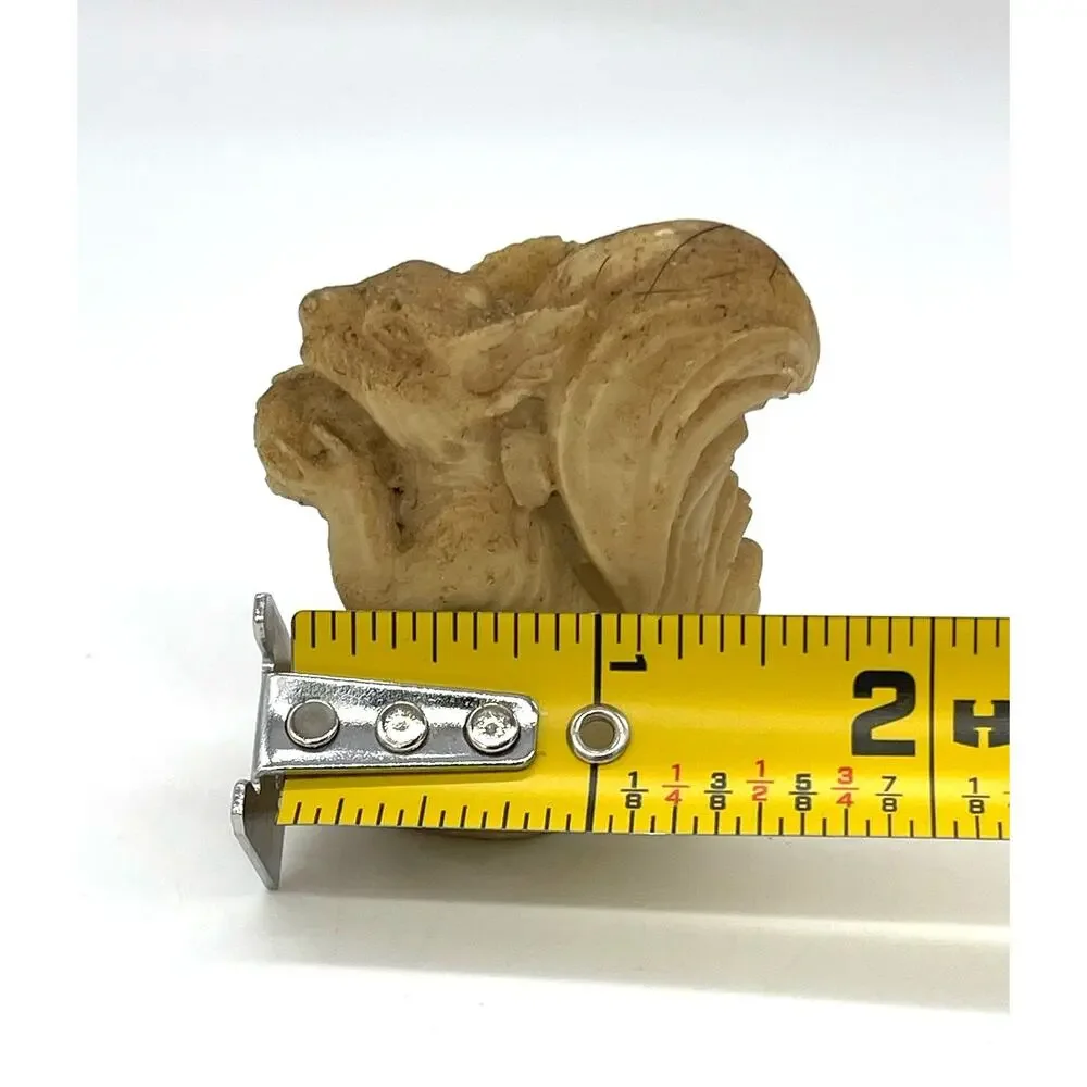 Brown Squirrel Figurine Eating Nut 2